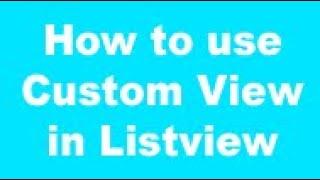 Sketchware  -  How to use Custom Views in Listview - SouradiptaPlays