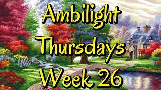 Ambilight Thursdays 26 #stampedcrossstitch #flosstube #pointdecroix #unboxing #stitchalong