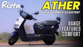 ATHER RIZTA: THE FAMILY SCOOTER | Price, Features, Specifications, Range, Charging, Accessories