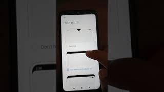 how to Hide Notch in Redmi mobiles? #shorts     #xiaomi