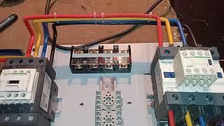 Simple ATS panel , Automatic transfer switch by controller auto manual....
