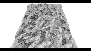 3D modeling a triangulated facade using Sketchup