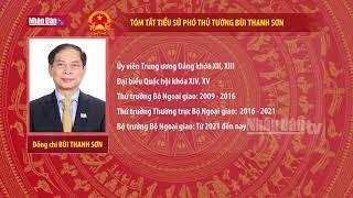 Tiểu sử Phó Thủ tướng Bùi Thanh Sơn