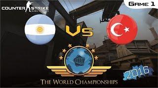 CS:GO World Championship 2016 - Argentina Vs Turkey [Game 1] (Final)