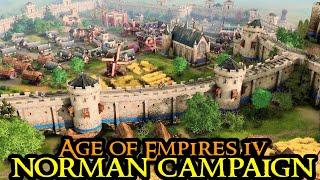 Age of Empires 4 - NORMAN CAMPAIGN Full Walkthrough | Story & History RTS Strategy Let's Play