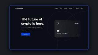 How To Design a Website in Adobe XD - Crypto Design