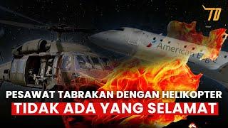 Tidak ada yang selamat !! pesawat American Airlines bertabrakan dengan Helikopter di sungai Potomac