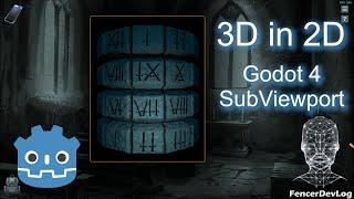 Godot 4: 3D scene in 2D environment (SubViewport tutorial)