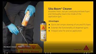 How to use Sika Boom Cleaner