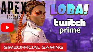 New TWITCH PRIME Master LOBA Skin GamePlay #ApexLegends #PS4ControllerPlayer