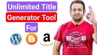 unlimited free title generator tool for blogger, wordpress and ecommerce product (Hindi)