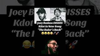 JOEY BADASS DISSES KENDRICK!!!! #fyp #joeybadass #kendricklamar #drake #hiphop