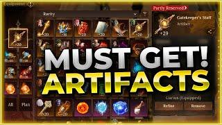 The Top 5 Artifacts You Should Get FIRST!! Dragonheir: Silent Gods (Each Rarity)