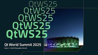 Save the Date | Qt World Summit 2025