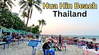 Hua Hin Beach Thailand A relaxing place to go 4K