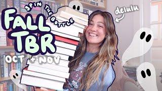 HUGE Fall TBR chosen by my Spin the Bottle Game | an overly ambitious stack