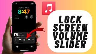 How to Bring Volume Slider Back to iPhone Lock Screen in iOS 18.2 or Later