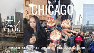 CHICAGO TRAVEL VLOG: BRUNCH + THE BEAN + ARCHITECTURE BOAT TOUR + DINNERS & MORE