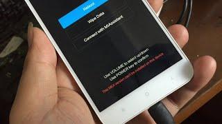 This MIUI version can't be installed on this device | redmi5A riva
