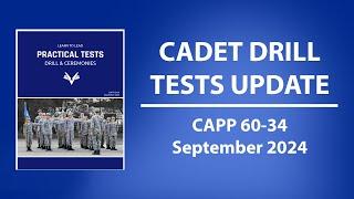 Cadet Drill Tests Update - September 2024 | CAPP 60-34