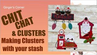 Making Clusters with Your Stash | Christmas Embellishments | DIY Embellishments from Scraps