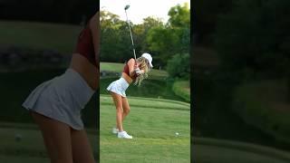 Paige Mackenzie #golf #golfgirl #golfswing #shorts