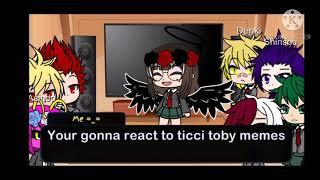 Mha reacts to ticci toby memes 1/6