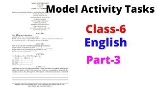 Model Activity Task // Class-6 // English Part -3
