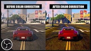 HOW TO USE COLOR CORRECTION IN OBS STUDIO | OBS COLOR CORRECTION