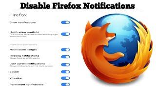 How to Disable Notifications on Firefox Browser | Quick and Easy Guide | Techno Logic | 2024