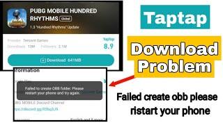 Failed to create obb folder in taptap #BGIM #PUBGDOWNLOAD