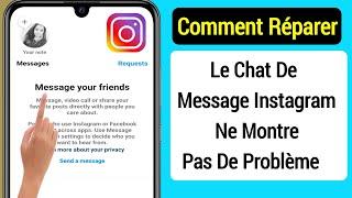 Comment Réparer Chat De Message Instagram Ne S'affiche Pas (2023) || Fix Instagram Chat Not Showing