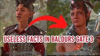 9 minutes of Useless facts in Baldur's Gate 3