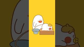 Rare butt duck fried noodles, using rare ingredients #animation #original