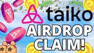 Taiko Airdrop Claim Is Live! Taiko Airdrop Allocation Checker!
