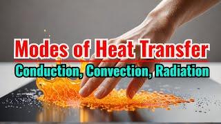 modes of heat transfer in hindi | conduction convection radiation