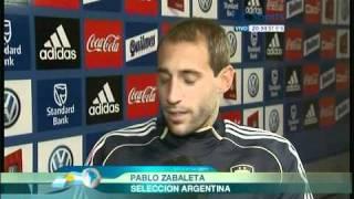 Entrevista a Zabaleta selección Argentina