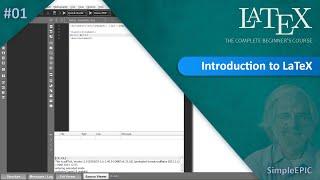 LaTeX #1 - Introduction to LaTeX