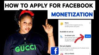 How To Apply For Facebook MONETIZATION | how to set up in-stream ads payment on Facebook