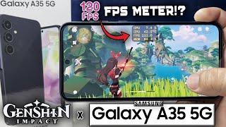 GENSHIN IMPACT Game Test on Samsung Galaxy A35 5G!! | HIGHEST SETTINGS w/ FPS METER??