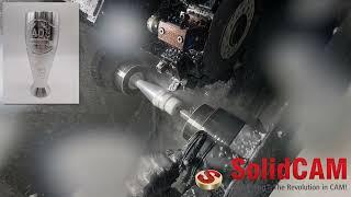 SolidCAM's 40th Anniversary Cup - #SolidCAM 2.5D Milling and #Turning