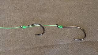 How to tie 2 hooks on one fishing line, you would never lose your fish again...