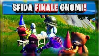 SFIDA FINALE GNOMI VS ORSI! TREGUA CELEBRATA! (SFIDE GNOMI FORTNITE)