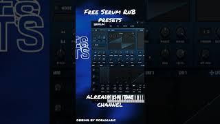 Free RnB serum presets #preset #serum#producer #rnb