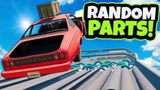 Surviving Terrible Random Parts Cars on a Mountain in BeamNG Drive Mods!