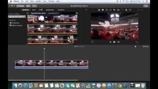 Adjusting Audio and Adding in Captions in iMovie 10.1