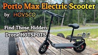 Uncover Hidden Drone Hotspots With The Hovsco Porto Max Electric Scooter