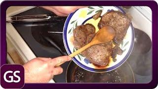 Garlic Mushroom Red Wine Sauce Steaks - CO Guy Stuff