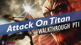 Attack On Titan PS4 Walkthrough Part 1 Training