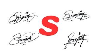 S Signature Style Signature For Letter S Signature Style Of My Name